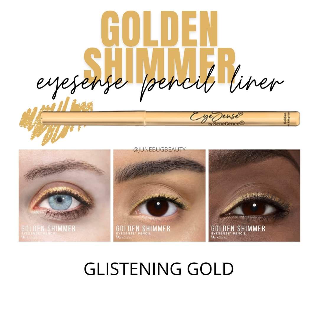 Golden Shimmer EyeSense Long-Lasting Eyeliner Pencil