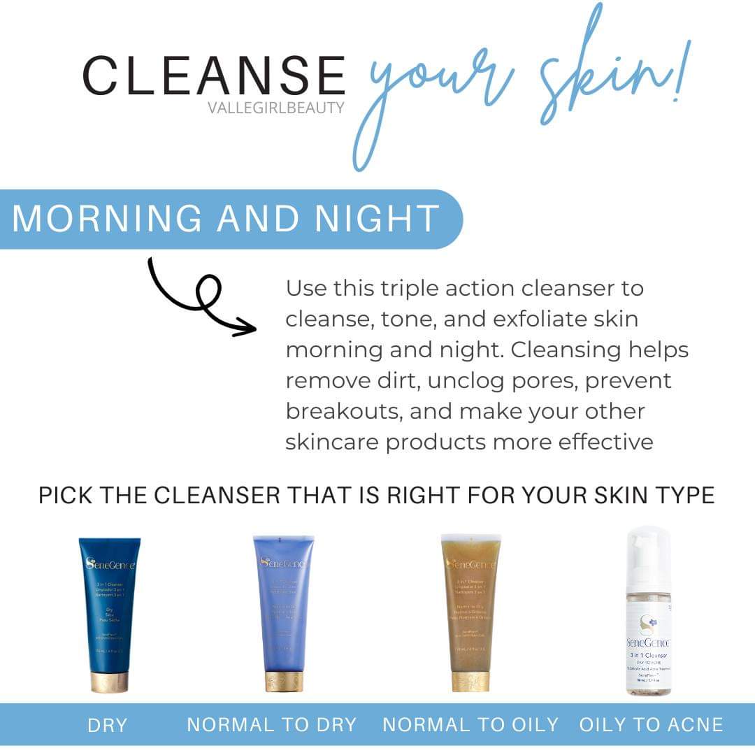 3 in 1 Cleanser - Dry