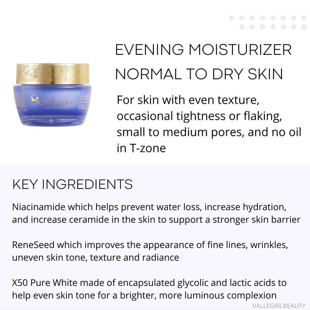 Evening Moisturizer - Normal to Dry
