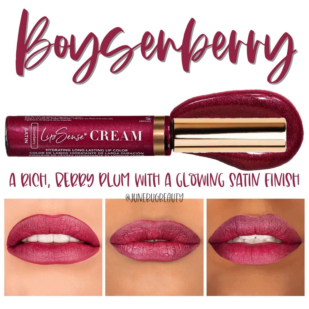 Boysenberry Satin LipSense Cream (formerly HydraMatte)