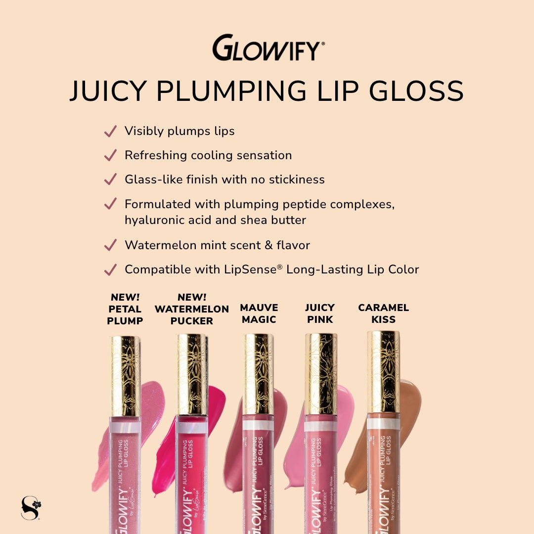 Glowify Juicy Plumping Pink Pucker Lip Gloss Duo