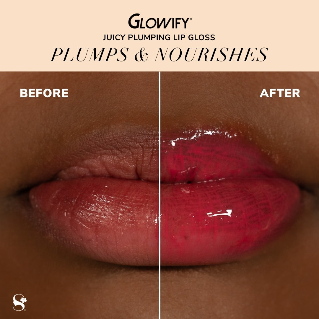 Glowify Juicy Plumping Pink Pucker Lip Gloss Duo