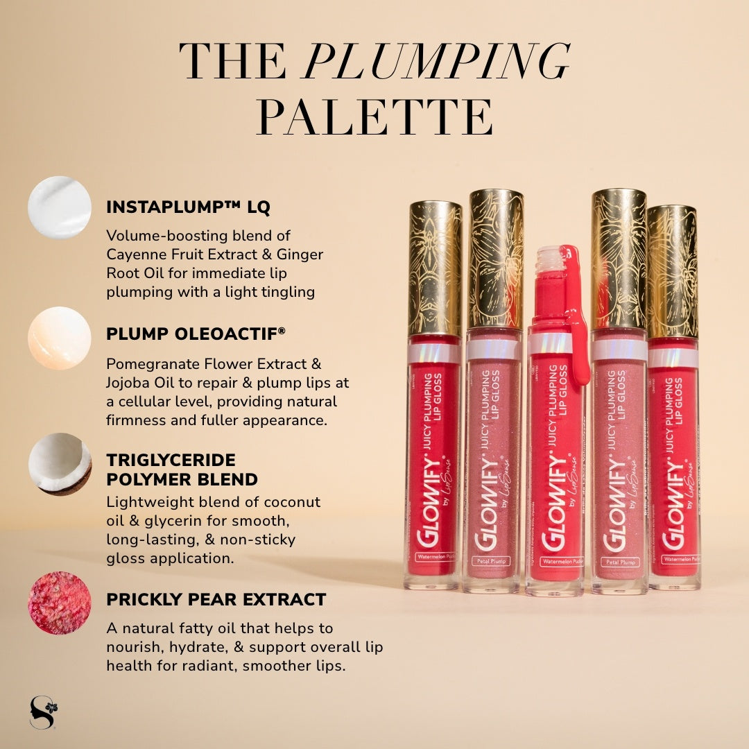 Glowify Juicy Plumping Pink Pucker Lip Gloss Duo