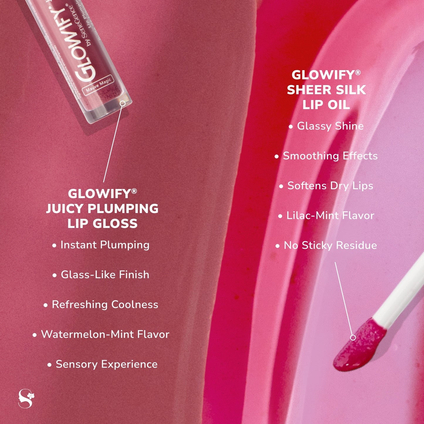 Glowify Sheer Silk Lip Oil Collection