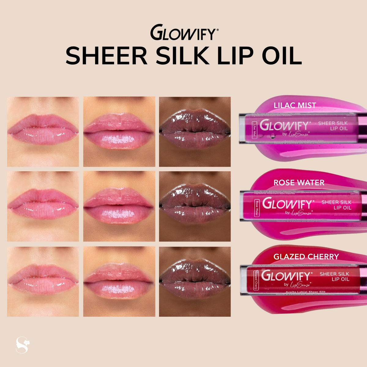 Glowify Sheer Silk Lip Oil Collection