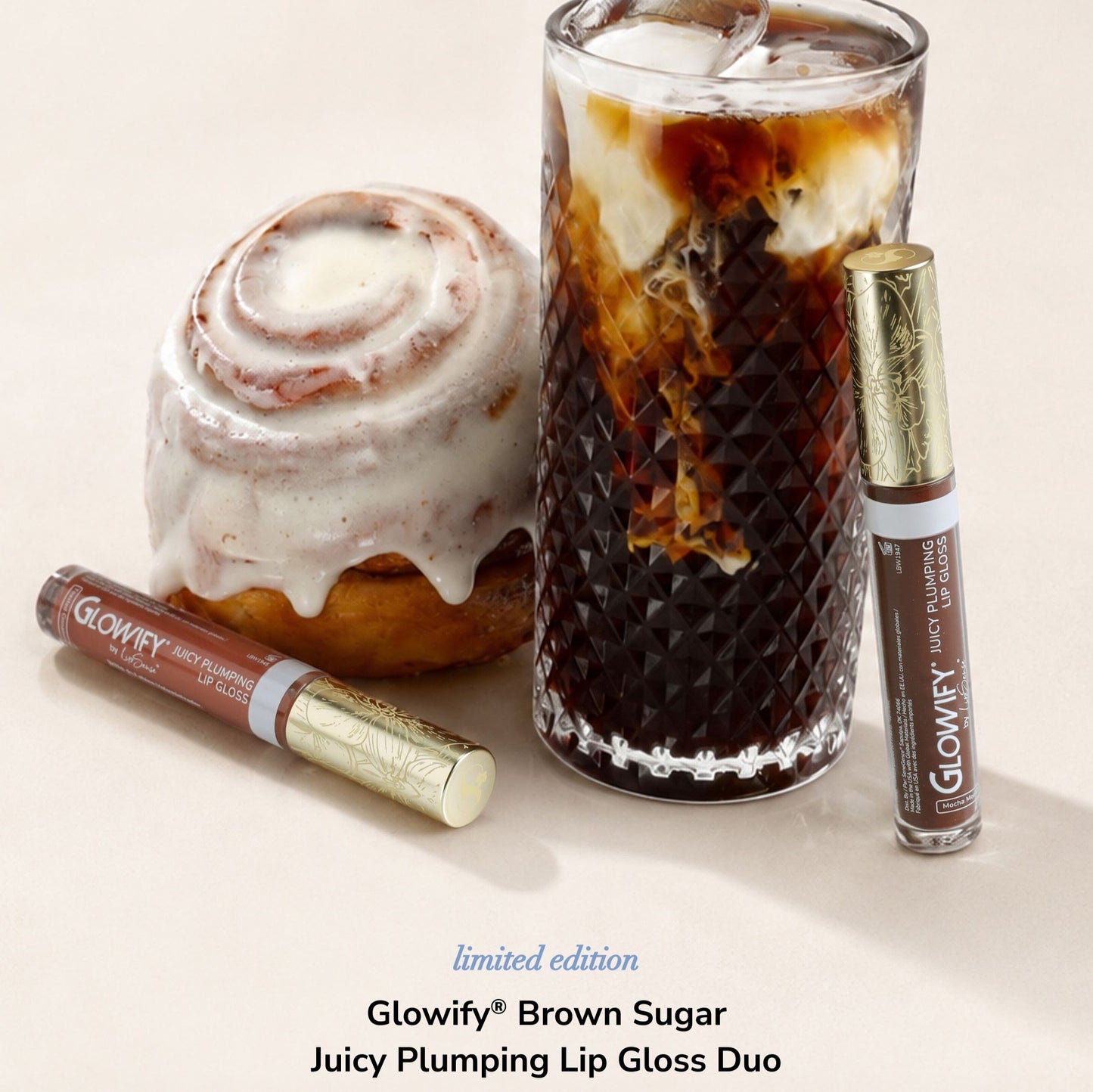 Brown Sugar Glowify Juicy Plumping Lip Gloss Duo